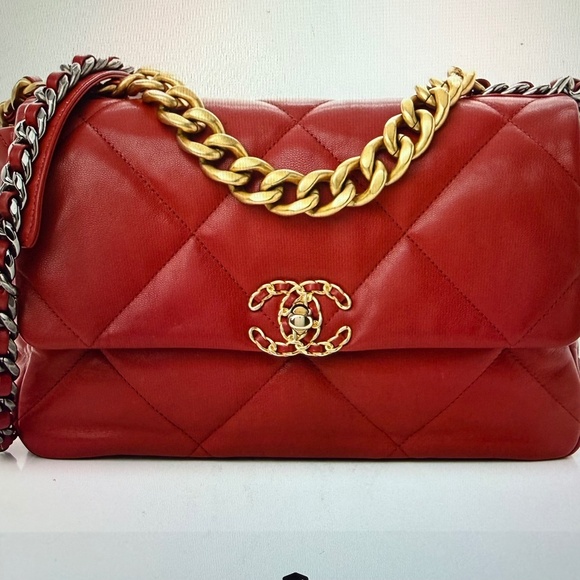 Chanel Lambskin Quilted Large bag - Picture 1 of 11